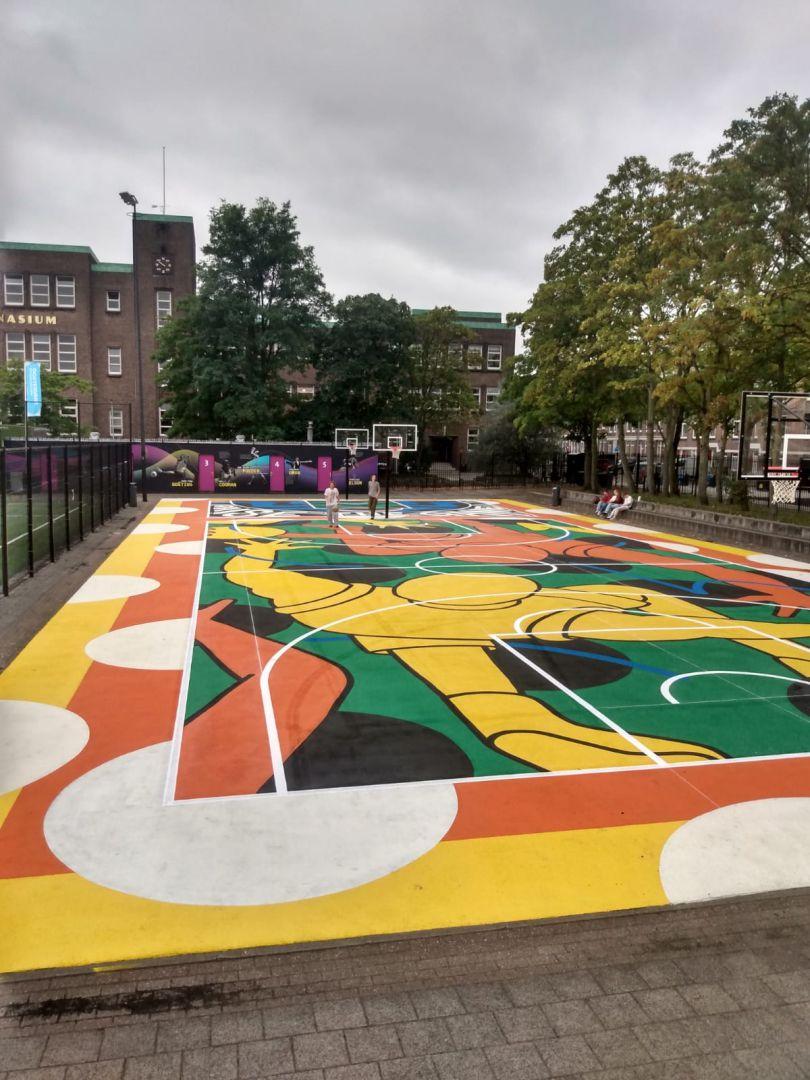 Basketbalveld Henegouwerplein in Rotterdam | Buitengewoon B.V. 1