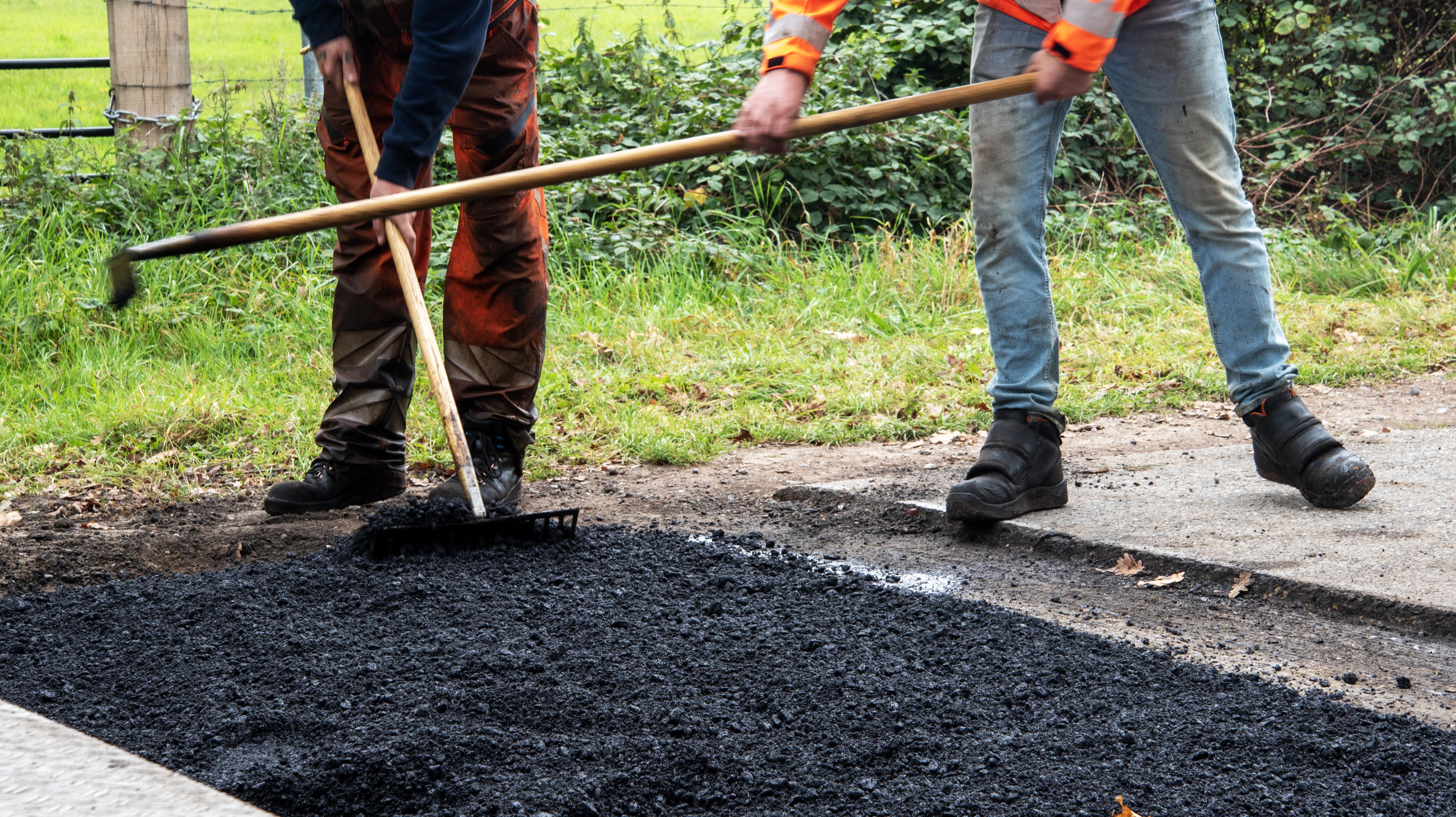 Asfalteren | Buitengewoon Turfvaartsestraat Roosendaal asfalteren frezen belijnen 
