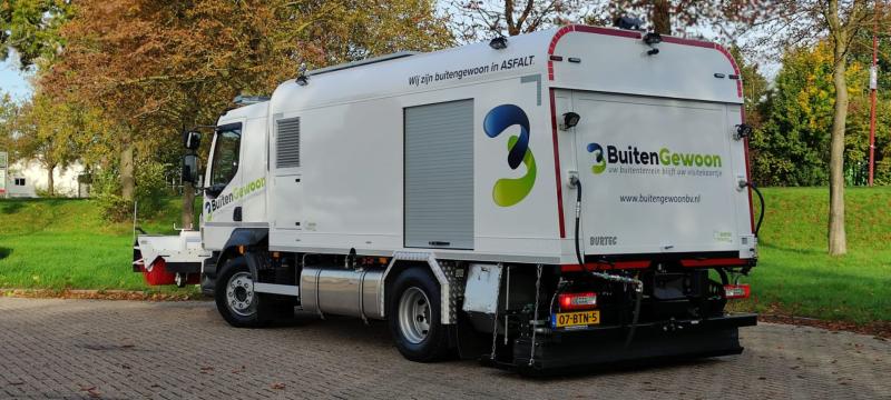 Buitengewoon asfaltwagen